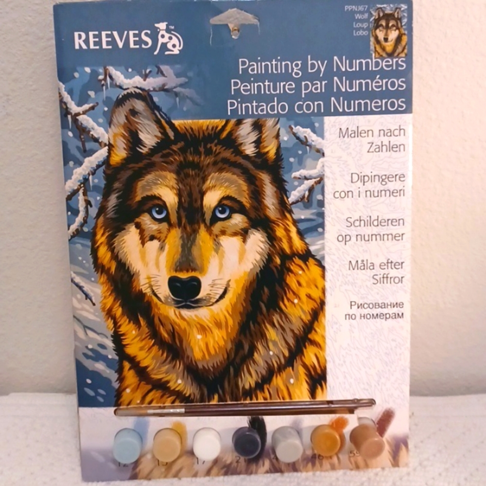 Reeves Painting NumbersPPPN67 The Winter Wolf